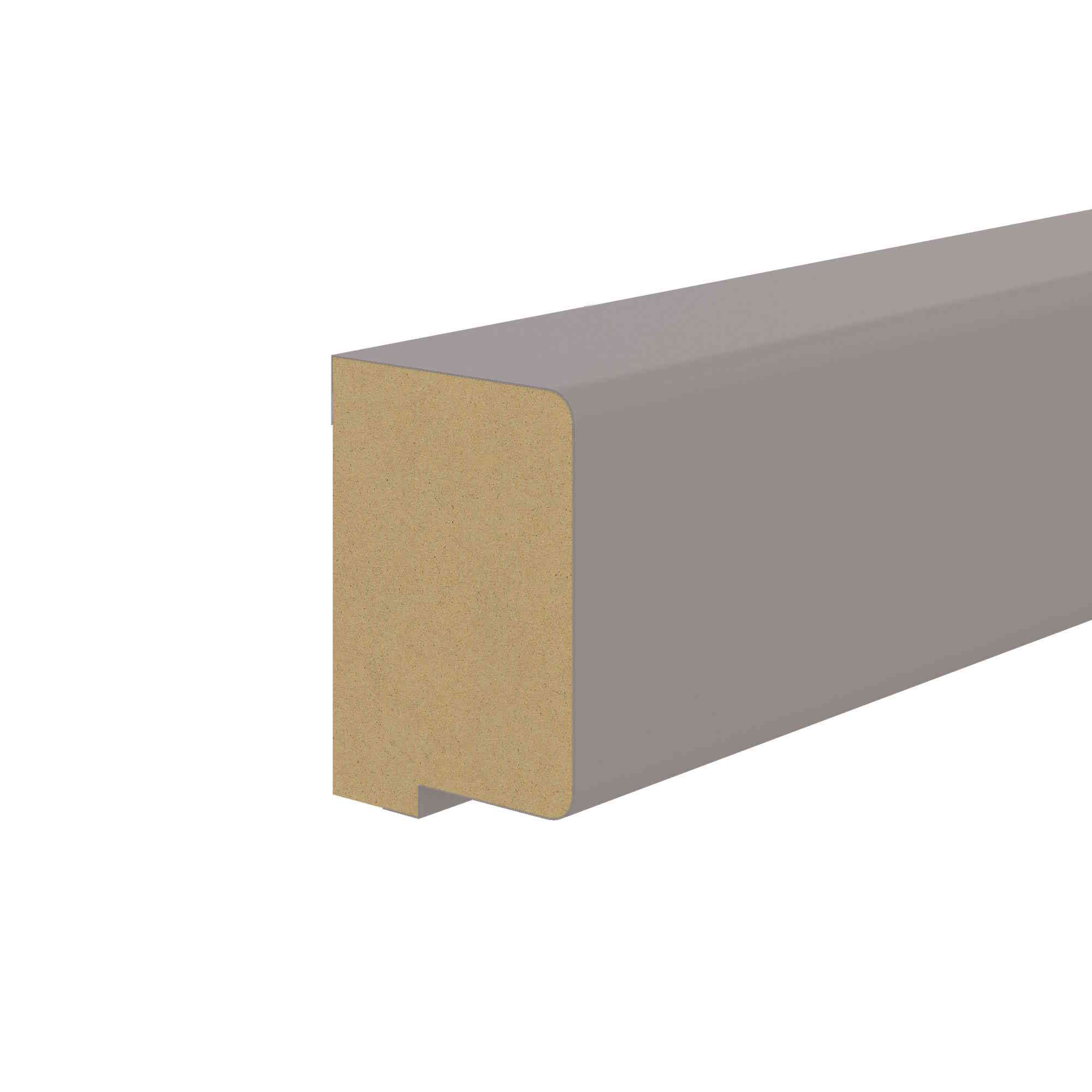 Abschlussleiste für Akustikpaneele 400 x 2600 mm -  Sandgrau