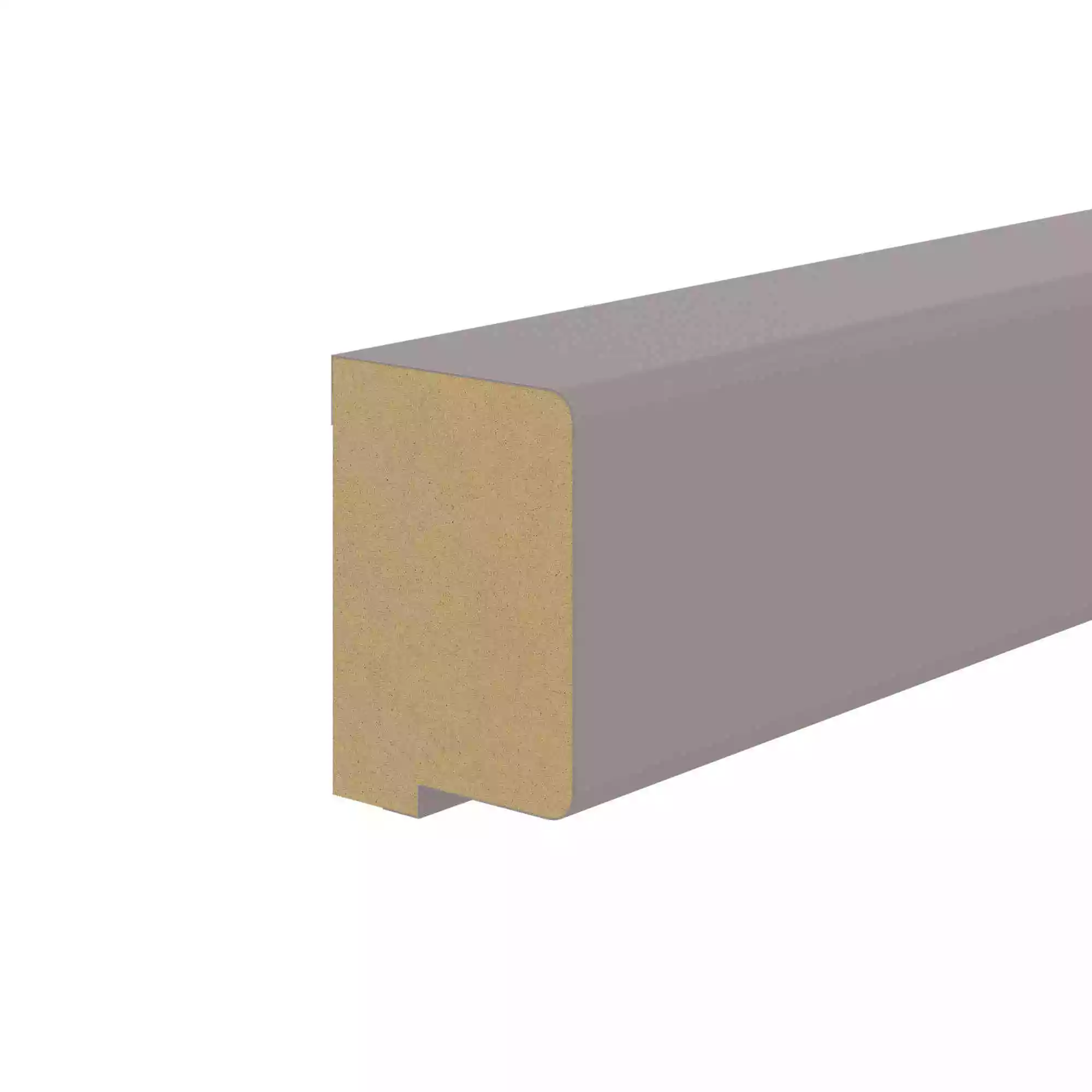 Abschlussleiste für Akustikpaneele 400 x 2600 mm -  Sandgrau