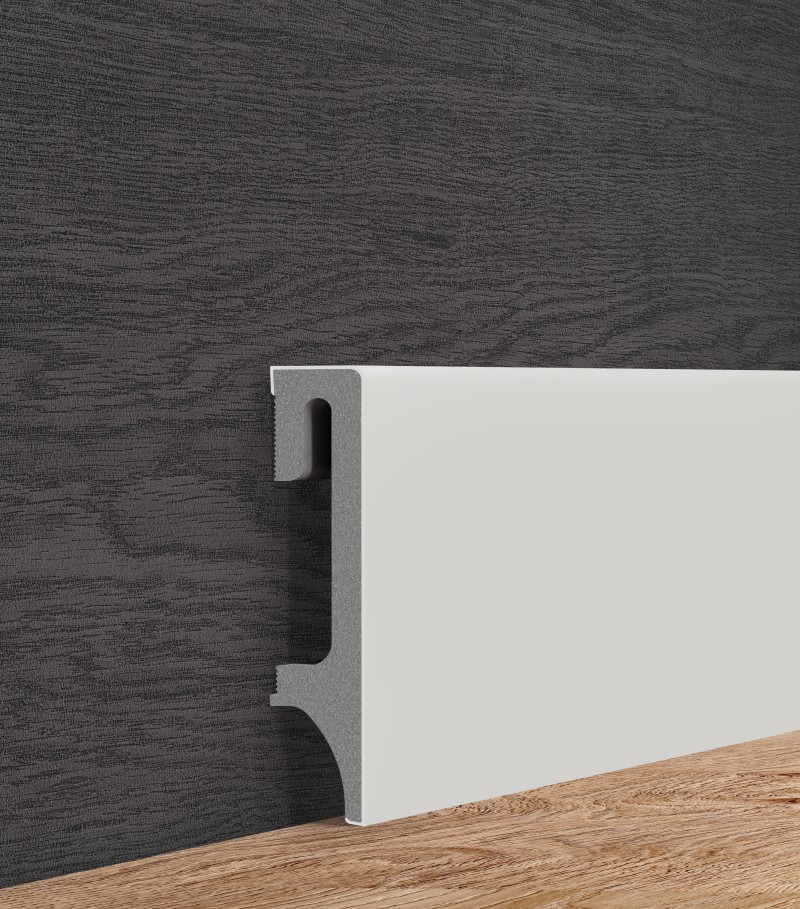 Plinthe Espumo ESP202 - 80 mm Gris clair