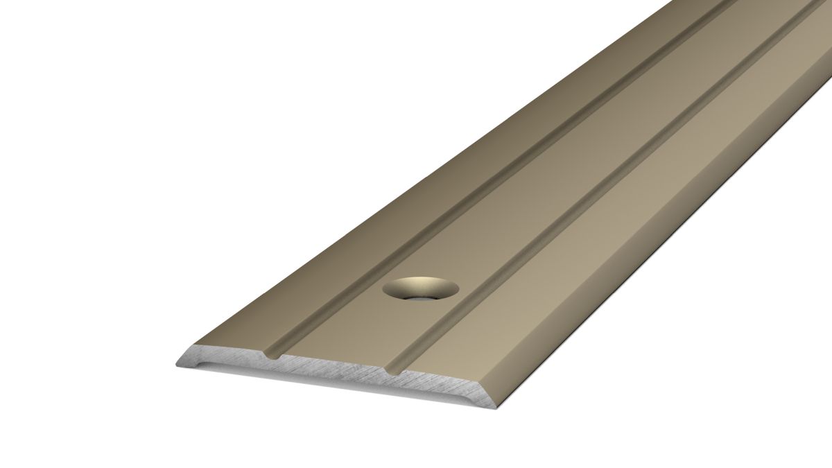 Prinz profilé de transition 25 mm - N° 133 - Acier inoxydable mat - 100 cm