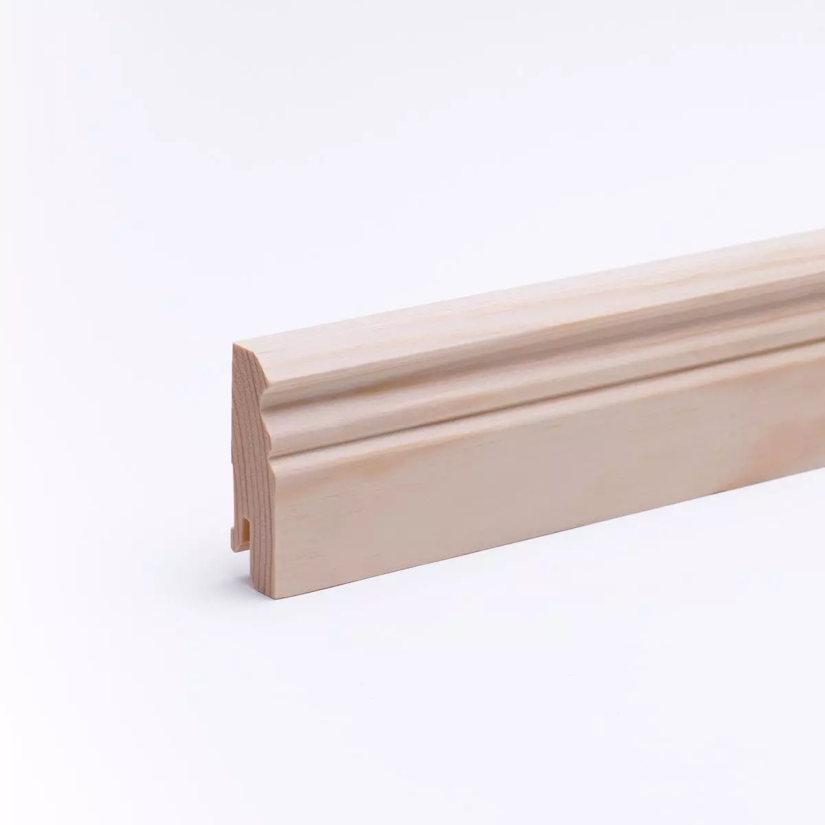 Sockelleiste Berliner Profil 60mm - Kiefer gelackt