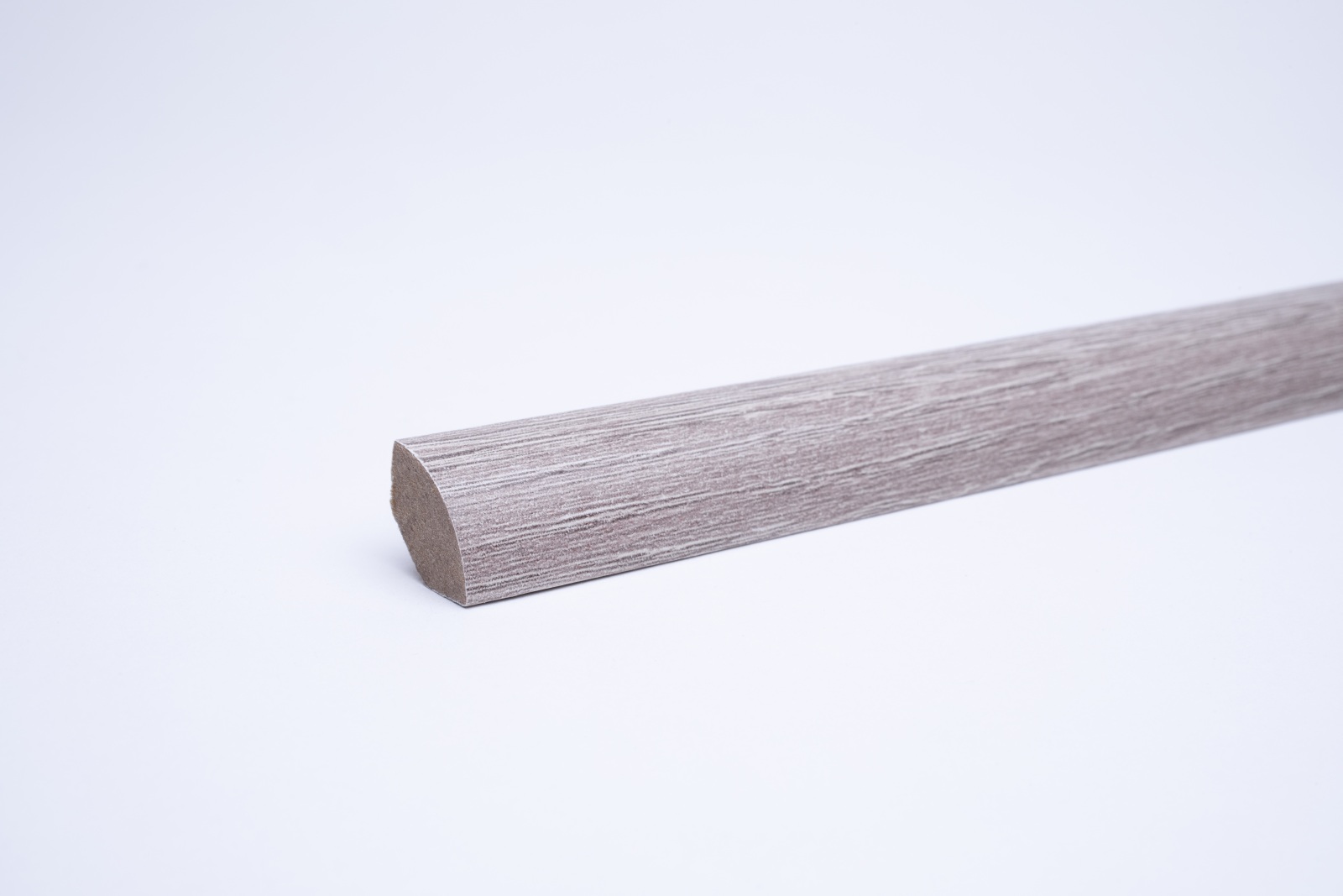 Plinthe de quart de rond MDF Chêne blanc 12 x 12 x 2600 mm