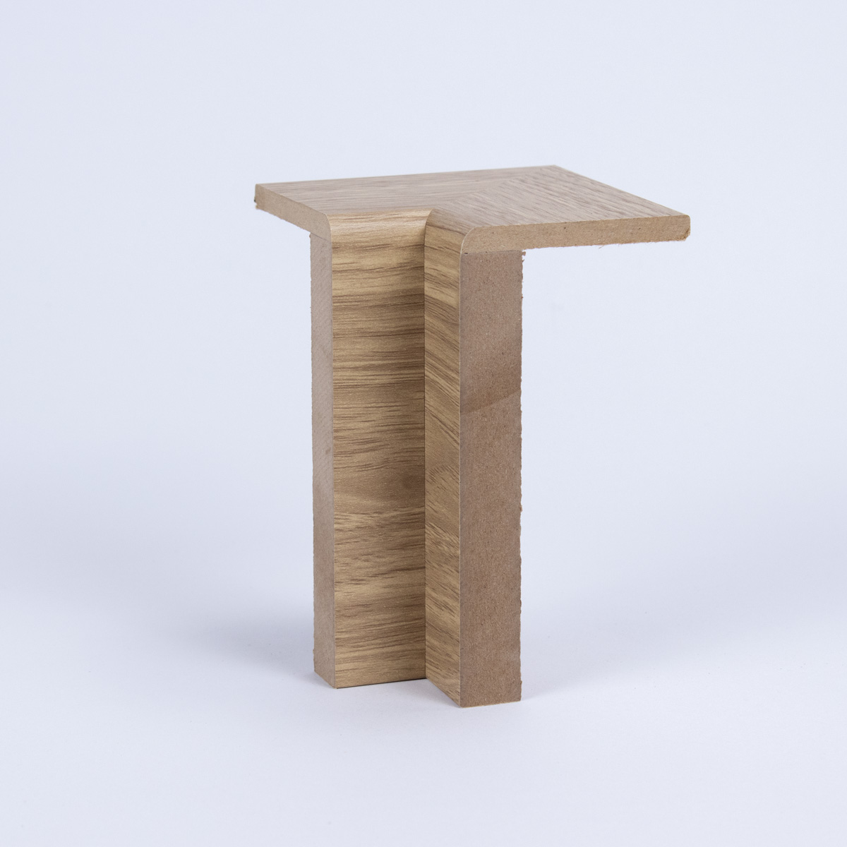 Angle intérieur pour habillage tuyau de chauffage 120 mm Chêne naturel