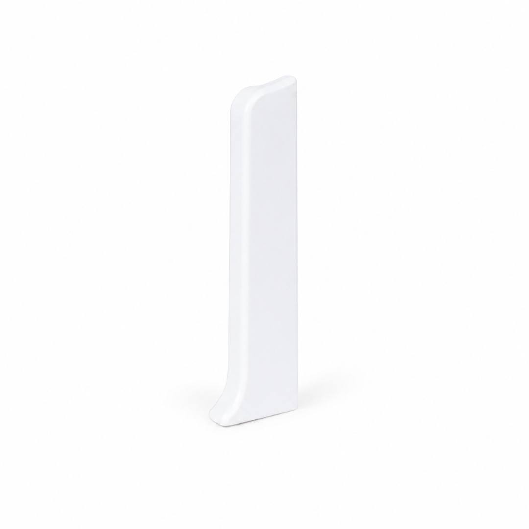 Extremo derecho para tira Duo-Flex 80mm blanco