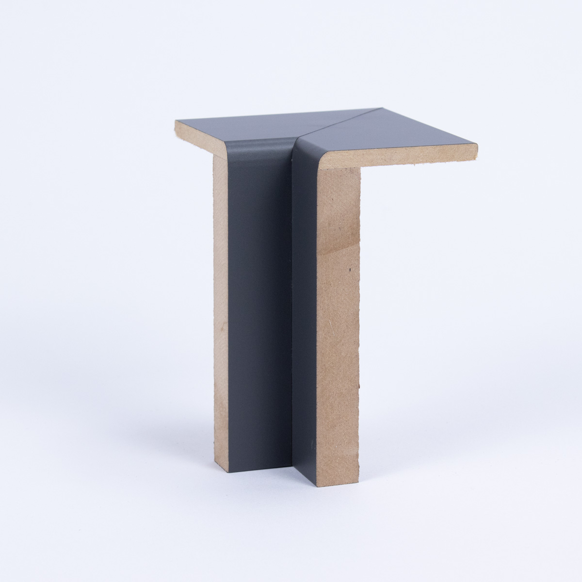 Angle intérieur pour habillage tuyau de chauffage 120 mm Gris/Anthracite