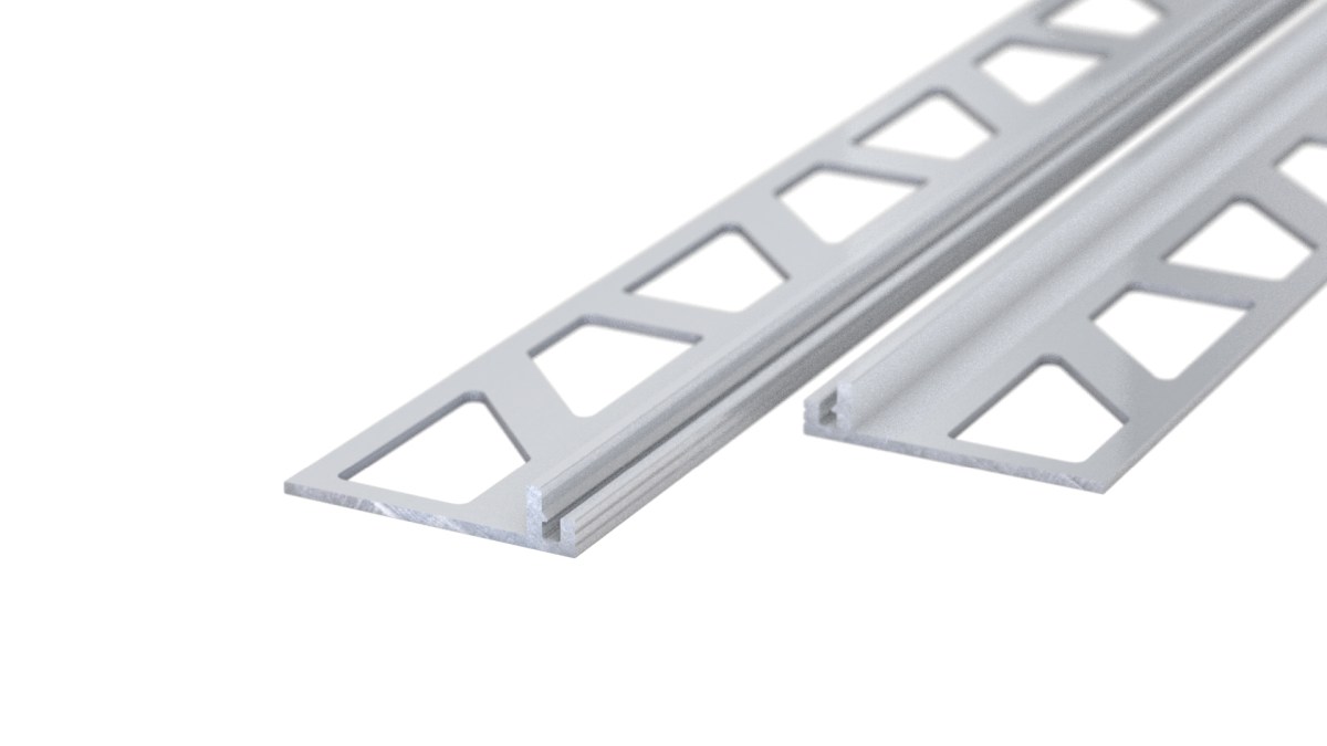 DilaTec 778 Profilé de base pour joint de dilatation - pour revêtements jusqu'à 6mm - Aluminium natu