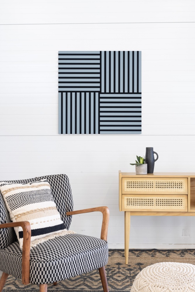 Acoustic+ Akustikpaneel Nordic 400 x 400 mm - Akustikfilz Schwarz