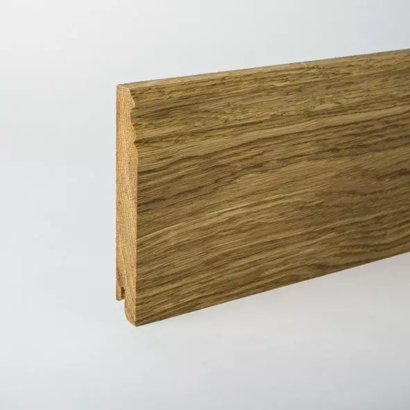 Sockelleiste Berliner Profil 120mm - Eiche geölt