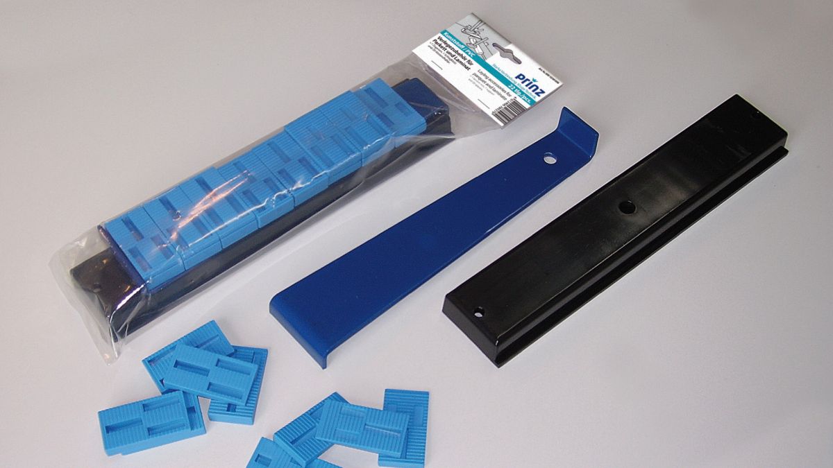 Prinz verlege-set (zugeisen, PVC-schlagklotz und 20 PVC-abstandhalter)