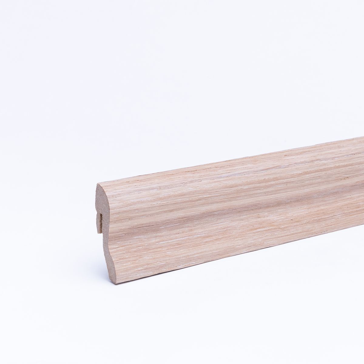 Plinthe plaquée 40 mm chêne huilé