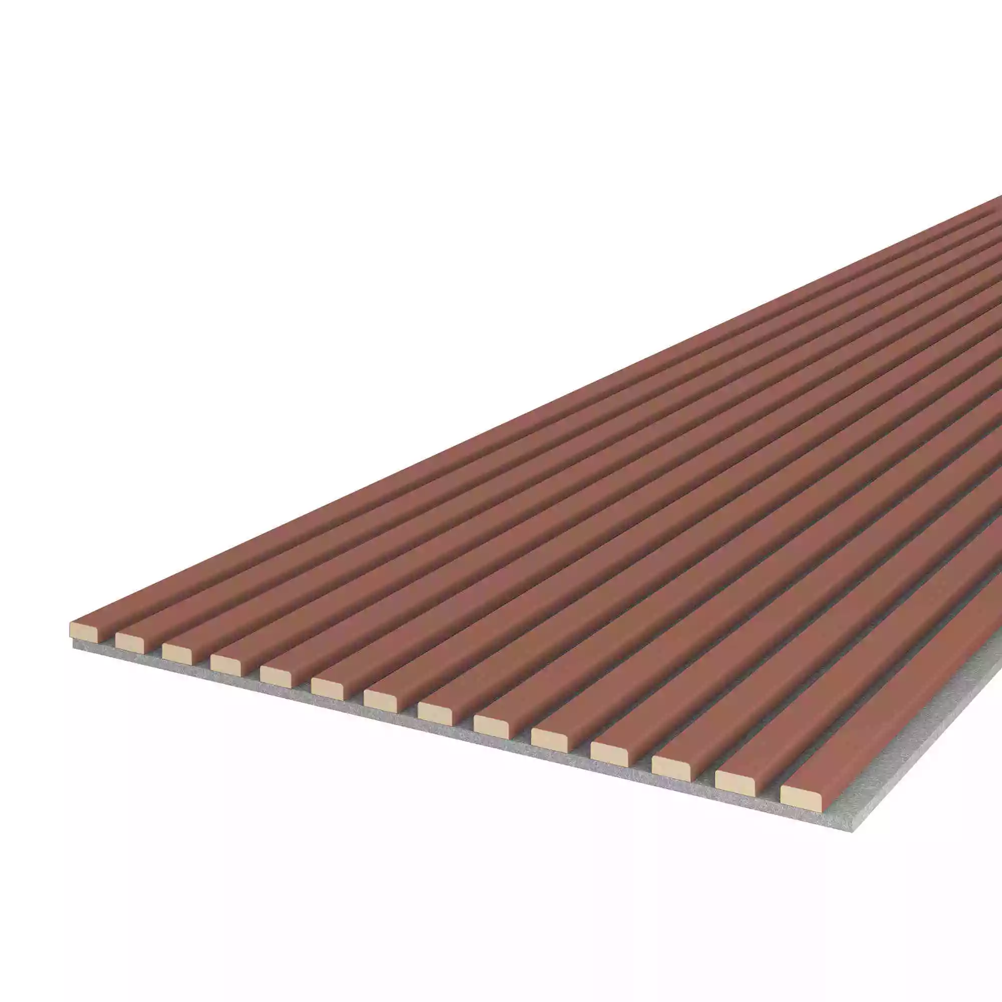 Akustikpaneel 2400 x 600 mm Autumn - Akustikfilz Grau - Wandverkleidung