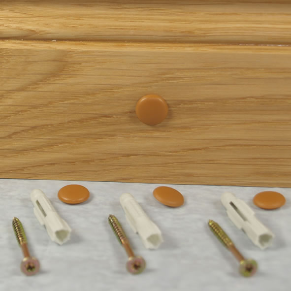 Kit de fixation pour plinthes beige