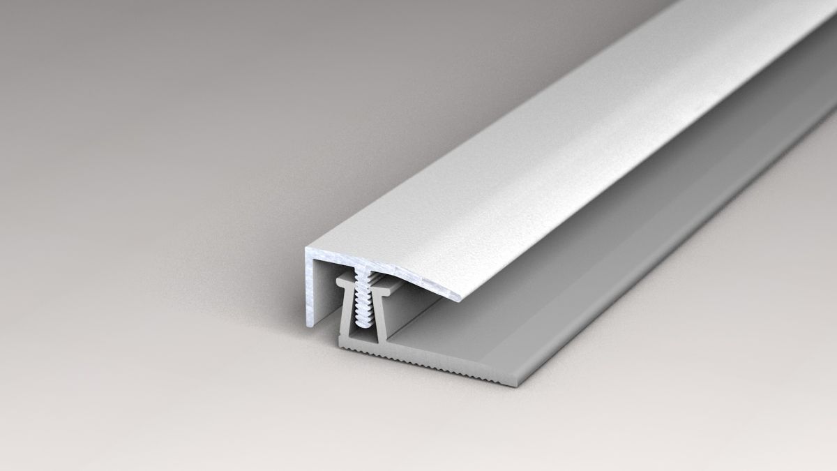 Prinz Eco-Clip profilé de finition 20 x 10 mm - N° 442 - Argent - 100 cm