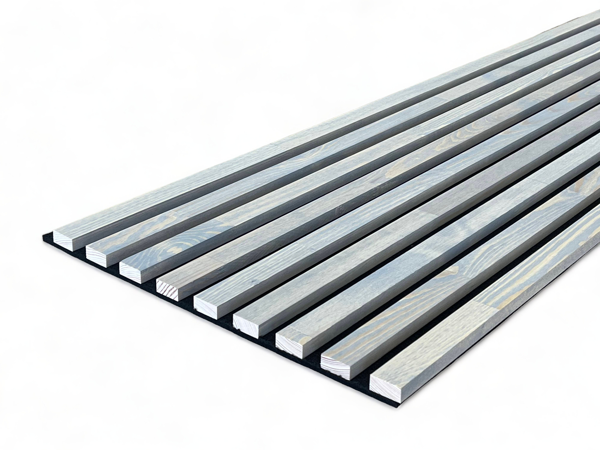 Panneaux acoustiques massifs 2600 x 400 mm Pin - Ash Grey