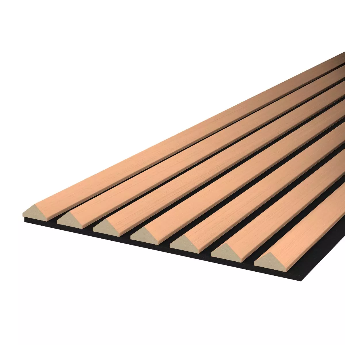 Akustikpaneel K2 - Filzfarbe Schwarz 2600x400mm - verschiedene Farben