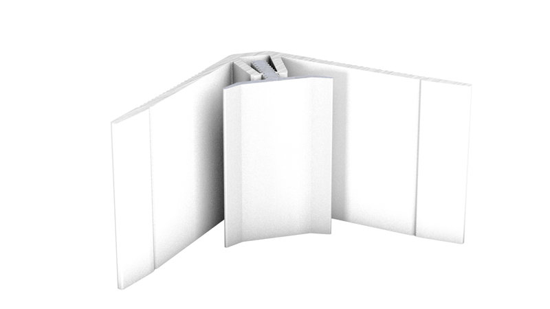 Équerre intérieure MuraTec en aluminium, argent - pour épaisseurs de revêtement 3,0 - 5,0 mm