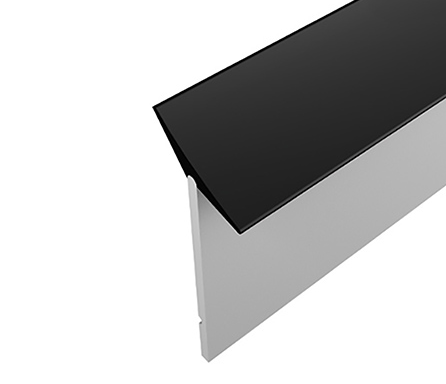 Bande d'étanchéité Profil de niche pour plan de travail 4,20m Noire