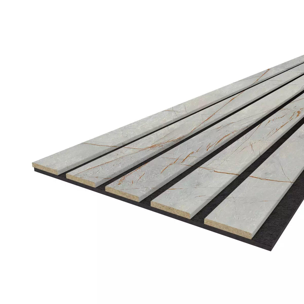 Muster LX - Golden Stone - Akustikfilz Schwarz