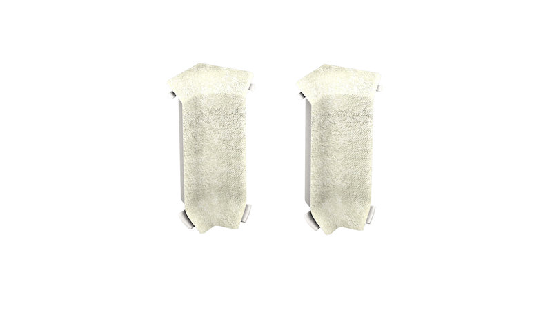 Prinz angles intérieurs - Plastique. pour hartschaum-plinthe 60 mm. - N° 811 - Cloudy beige