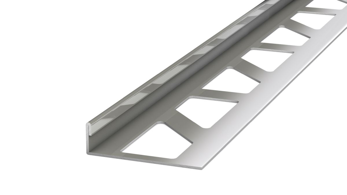 Prinz profilo di finitura 6 mm - N. 722 - Acciaio inox - 300 cm