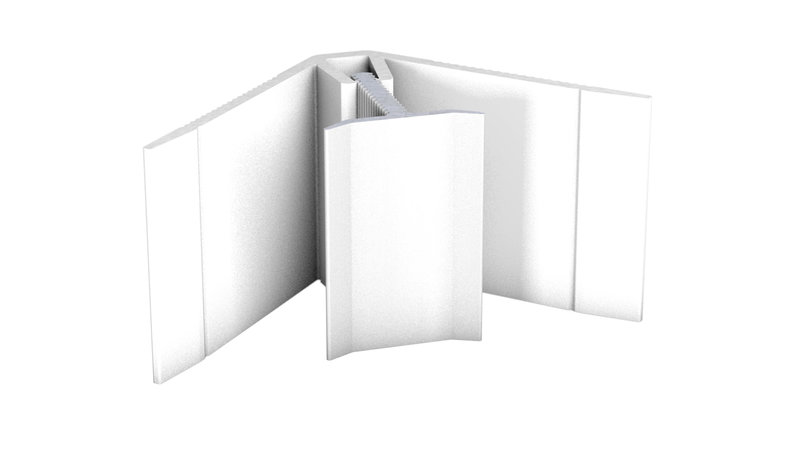 Cornière intérieure MuraTec en aluminium, argent - pour épaisseurs de revêtement 6,0 - 9,0 mm