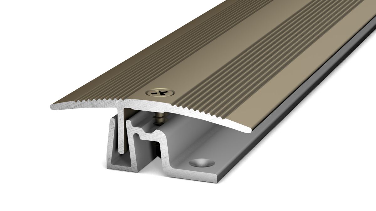 Prinz PS 400 profilé de transition 43 mm - N° 400 - Acier inoxydable mat - 90 cm