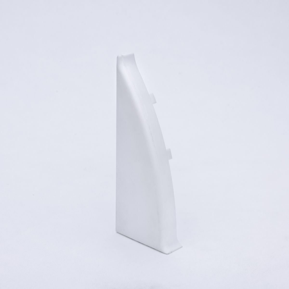Embout gauche pour plinthes flex-duo 65 mm blanc