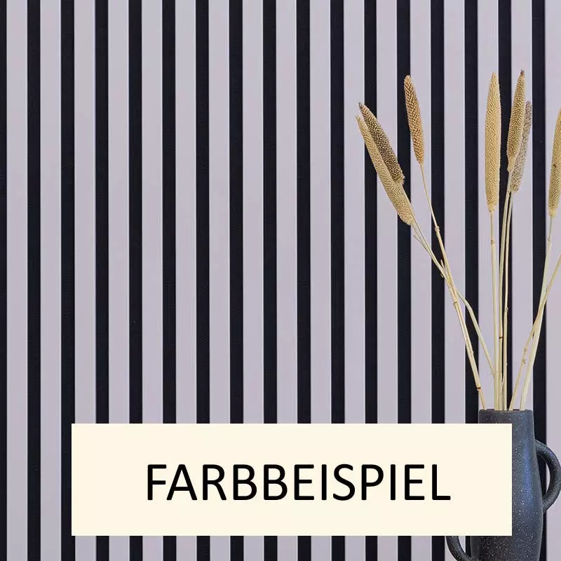 Muster LX - Rose - Akustikfilz Schwarz