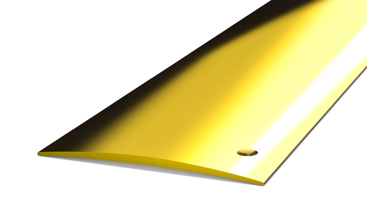 Prinz profilé de transition 60 mm - N° 128 - Laiton massif poliert - 500 cm