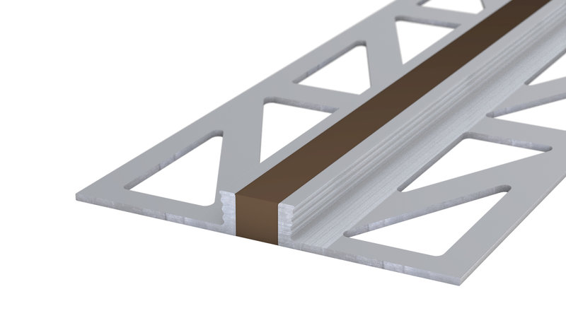Prinz profilé de joint de dilatation 4,5 mm - N° 771 - Rehbraun - 300 cm