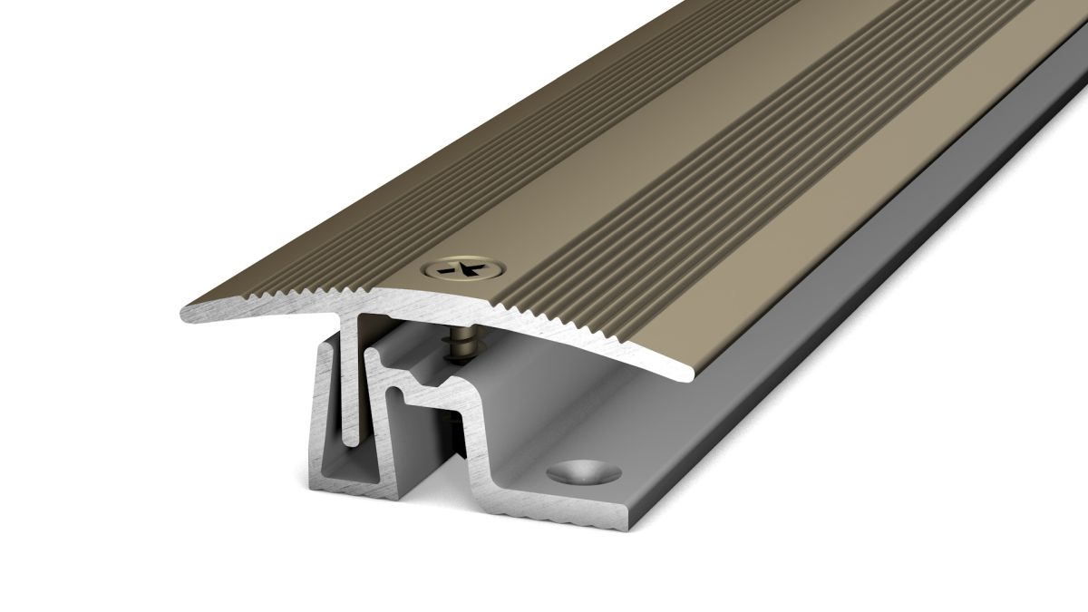 Prinz PS 400 profilé de transition 38 mm - N° 401 - Acier inoxydable mat - 90 cm