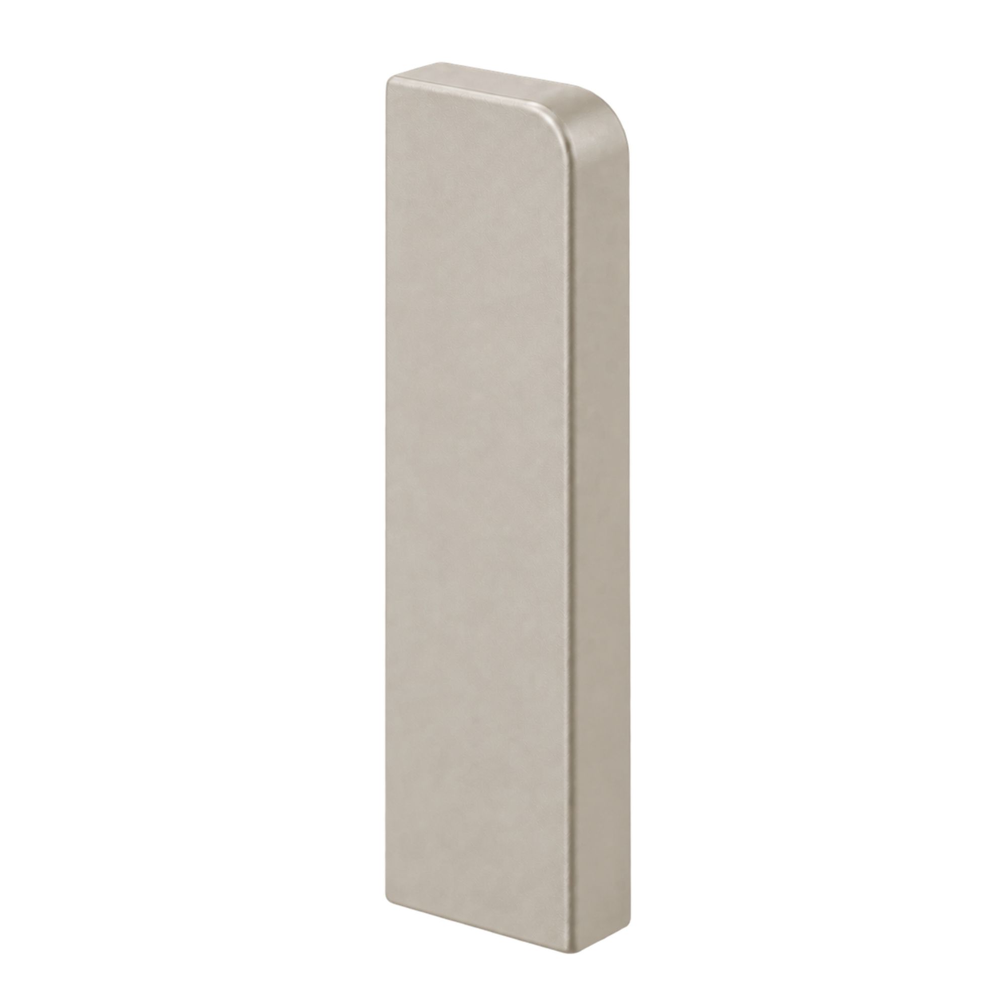 Embout gauche pour plinthe Pure-Flex 80 mm Cachemire