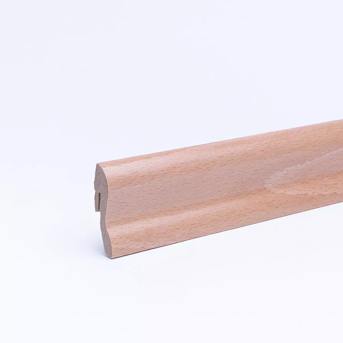 Furnier-Sockelleiste 40 mm Buche gelackt