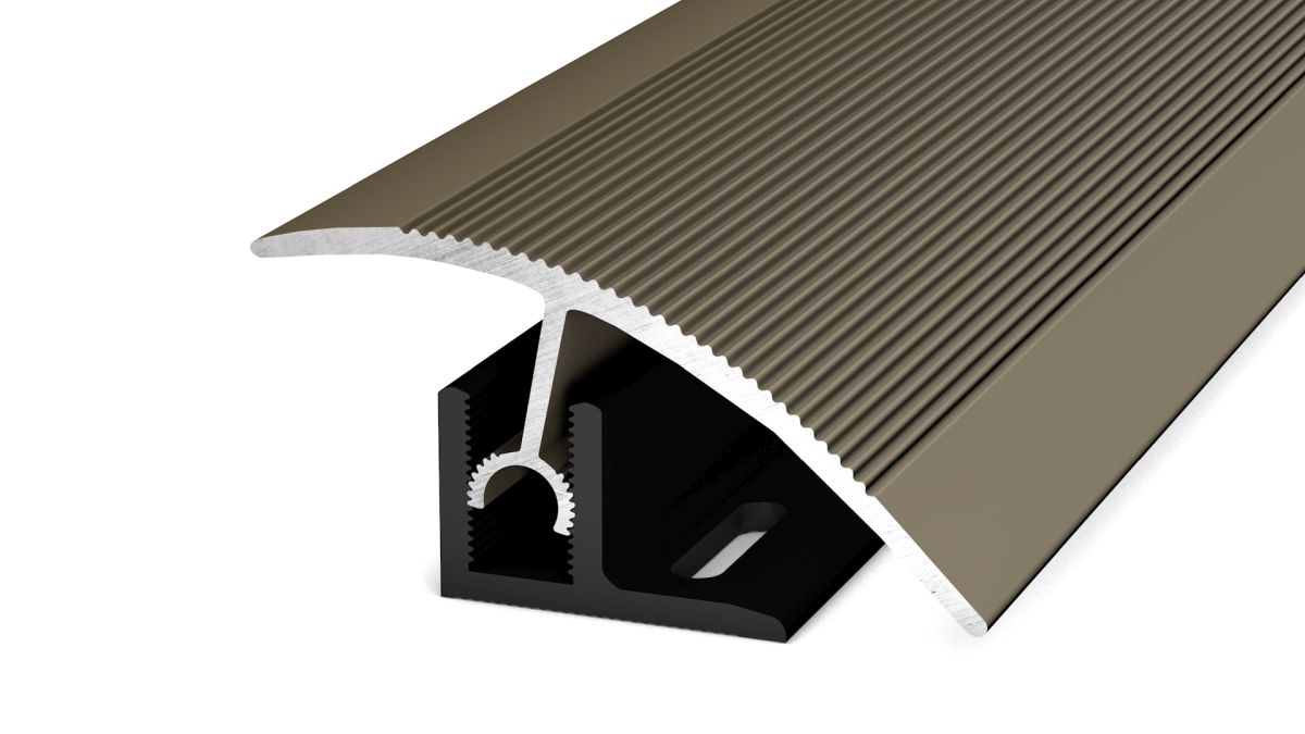 Prinz PROFI-TEC XXL profilé de compensation 54 mm - N° 306 - Acier inoxydable mat - 270 cm