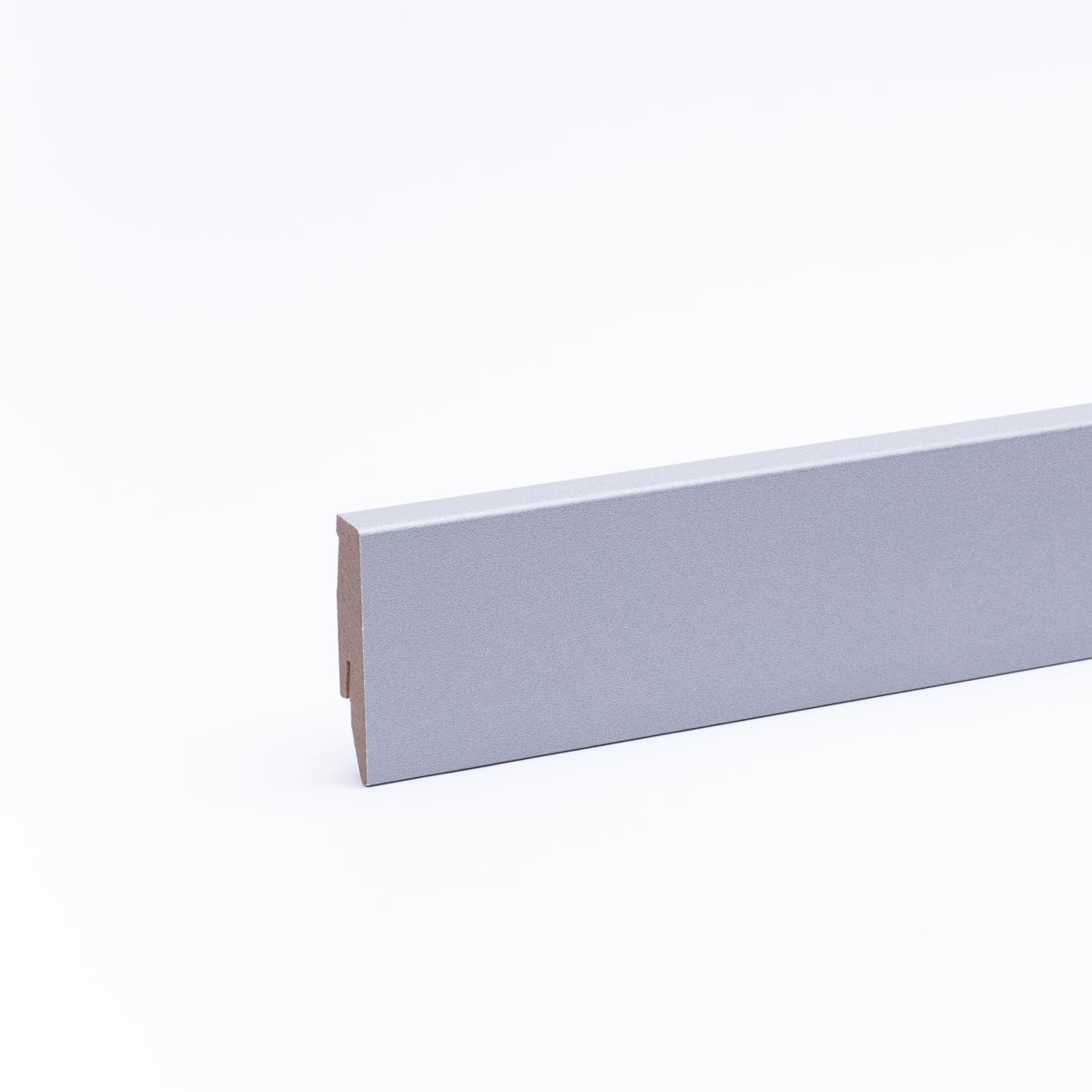 Plinthe aspect bois 60 mm decor inox