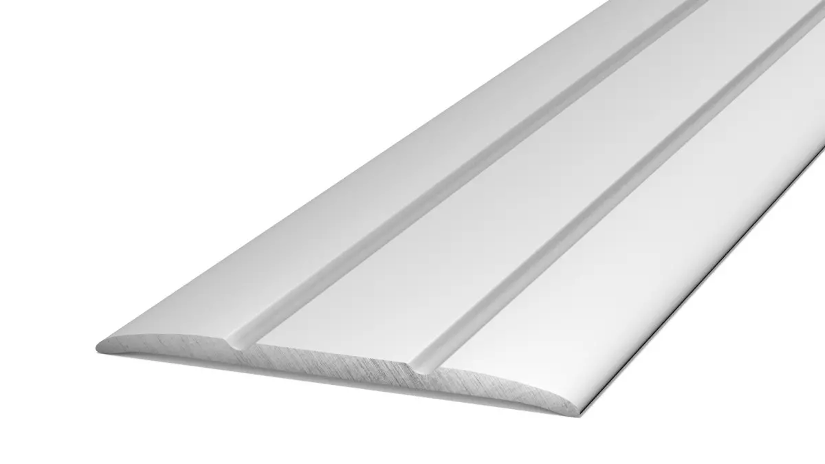 Übergangsprofil 38 mm selbstklebend Silber - 0,90 m