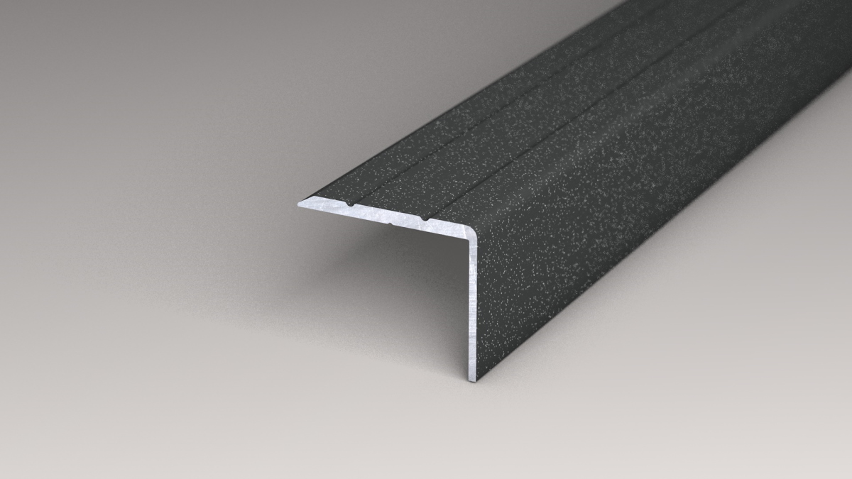 Profil d'angle 24,5 x 20 mm - 1,00 m adhésif auto - Anthracite métallisé