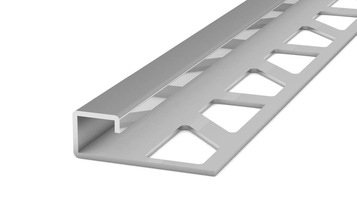 Prinz profilé carré 10 mm - N° 758 - Acier inoxydable brillant - 300 cm