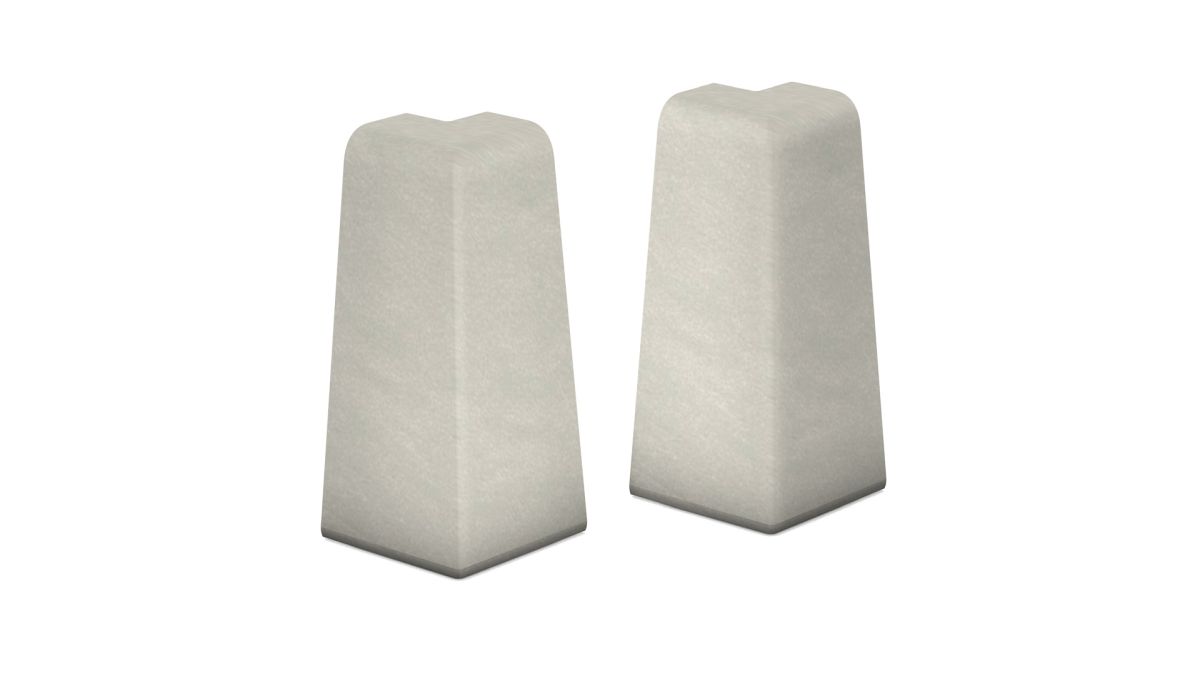 Prinz angles extérieurs pour MDF-sockeleiste 18 x 58 mm n° 809. - Gris