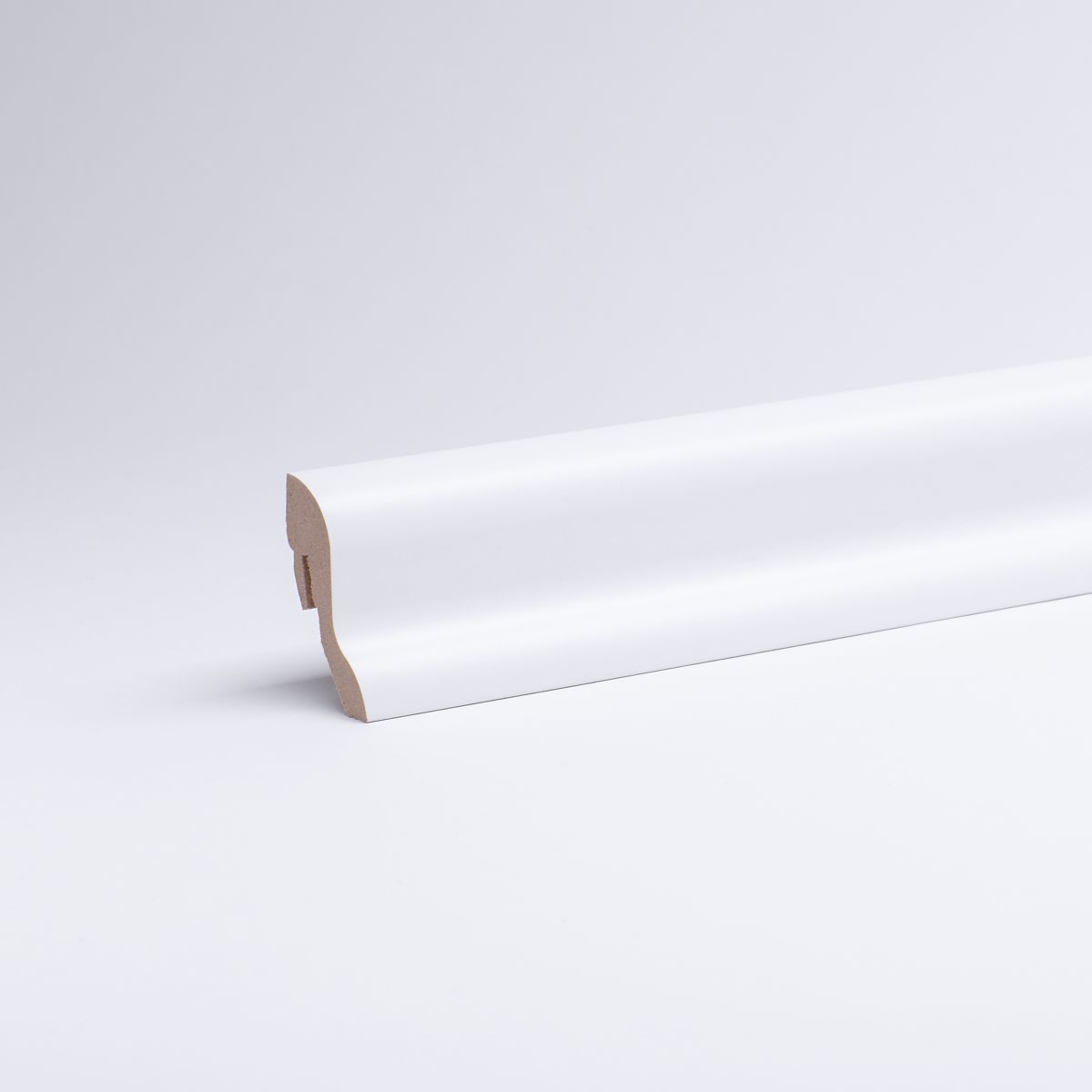 Dekor-Sockelleiste 40 mm weiß ähnlich RAL 9016