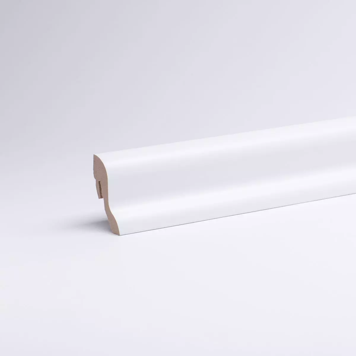 Dekor-Sockelleiste 40 mm weiß ähnlich RAL 9016