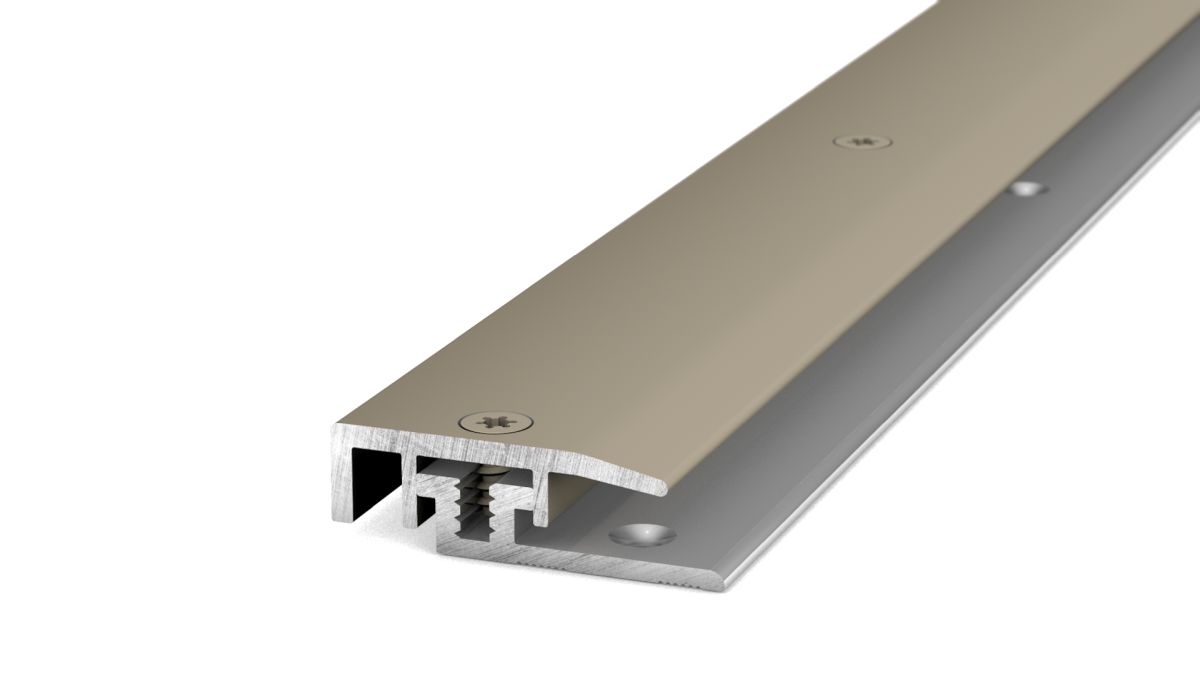 Prinz LPS design profilé de finition 23 mm - N° 328 - Acier inoxydable mat - 90 cm