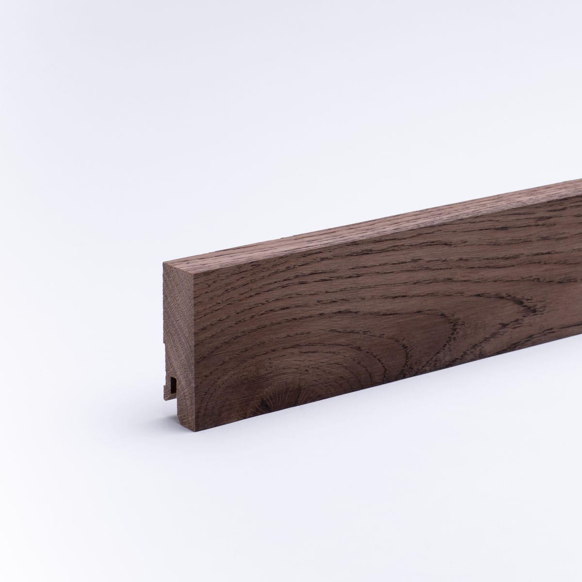 Plinthe carrée en bois massif 60 mm - chêne rustique huilé