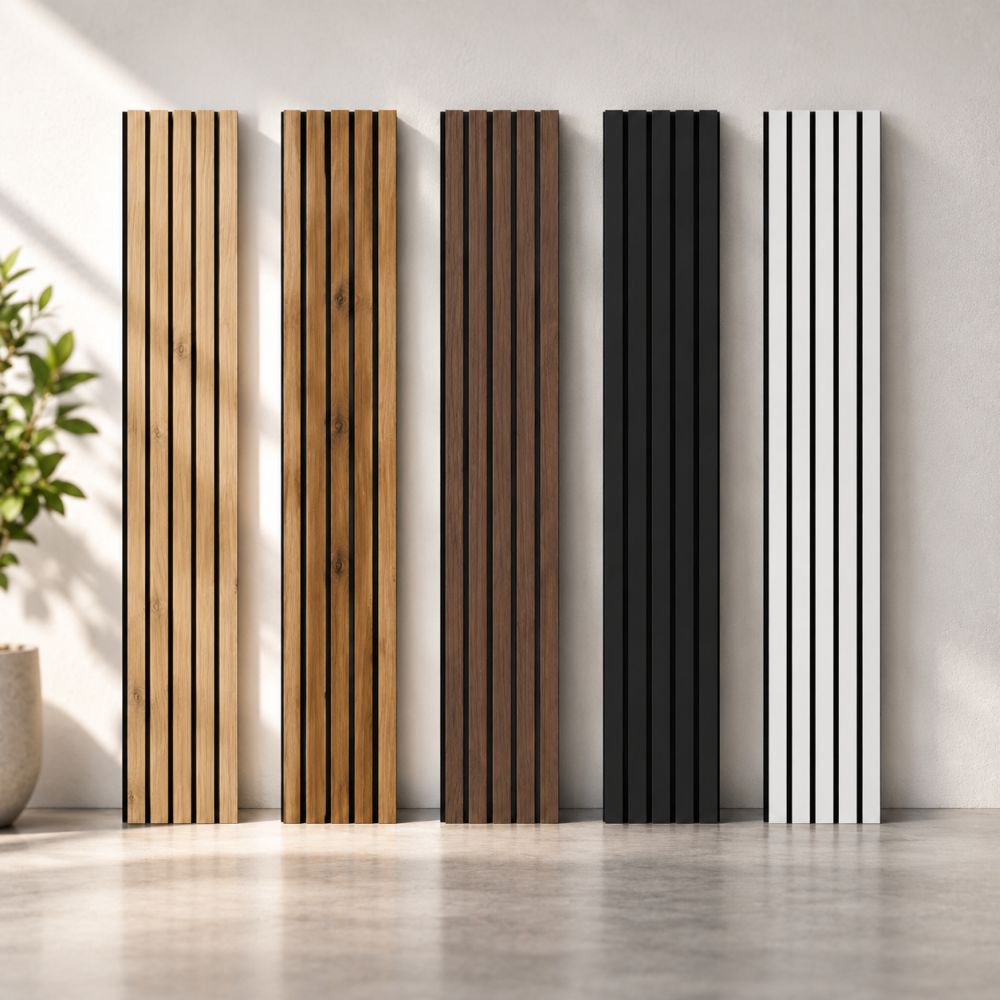 Pannello acustico LX 2600 x 400 mm - Feltro acustico nero - Black