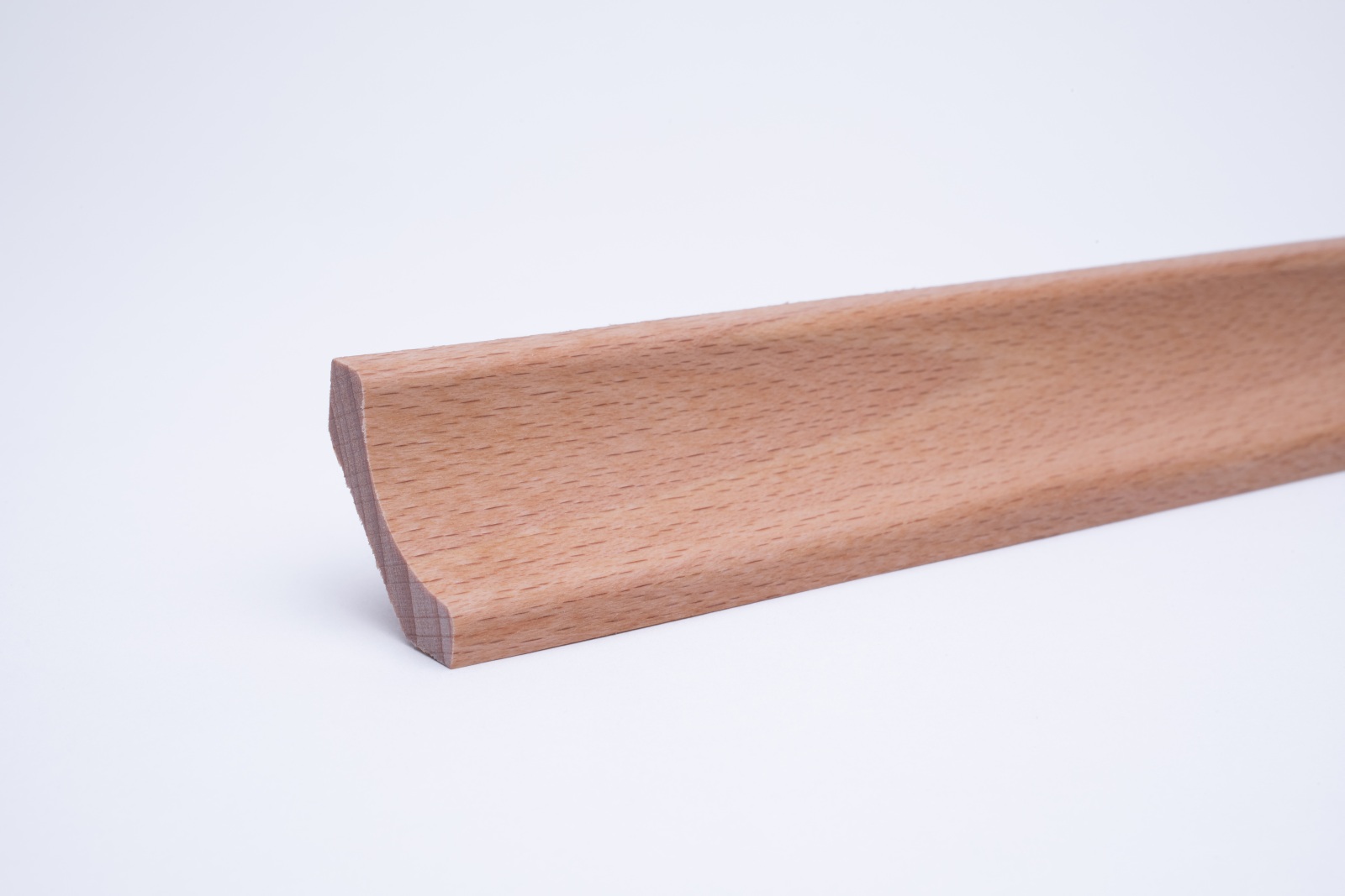 Plinthe de gorge creuse en Véritable bois hêtre huilé