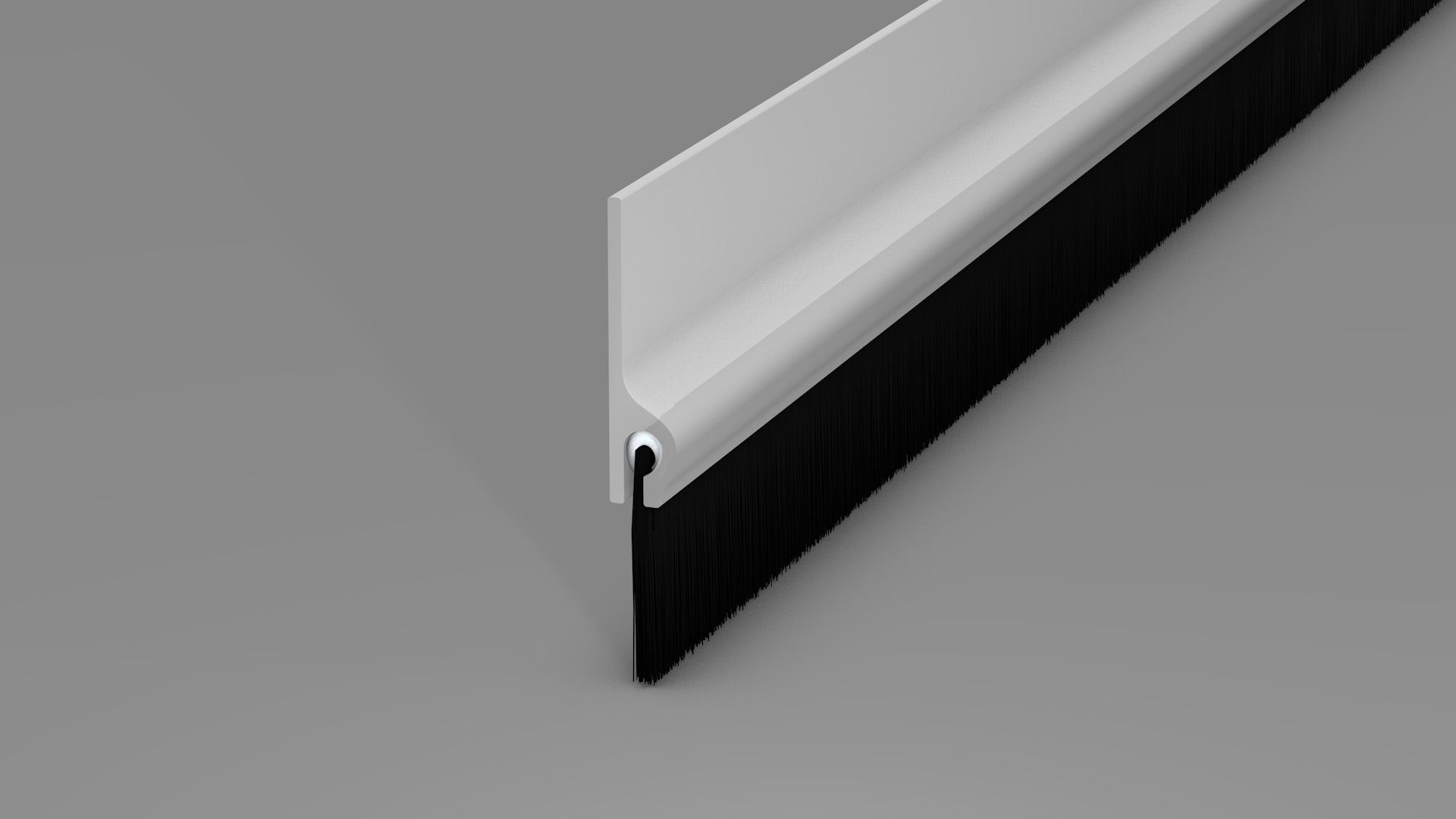 Bas de porte adhésif Transparent