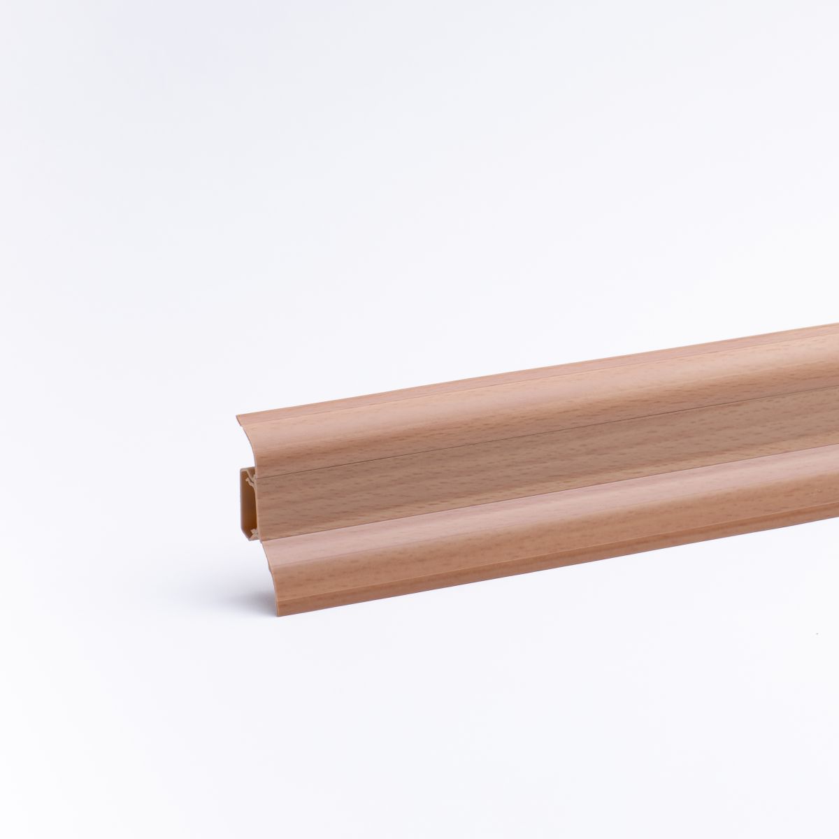 Plinthes flex duo 54 mm hêtre naturel