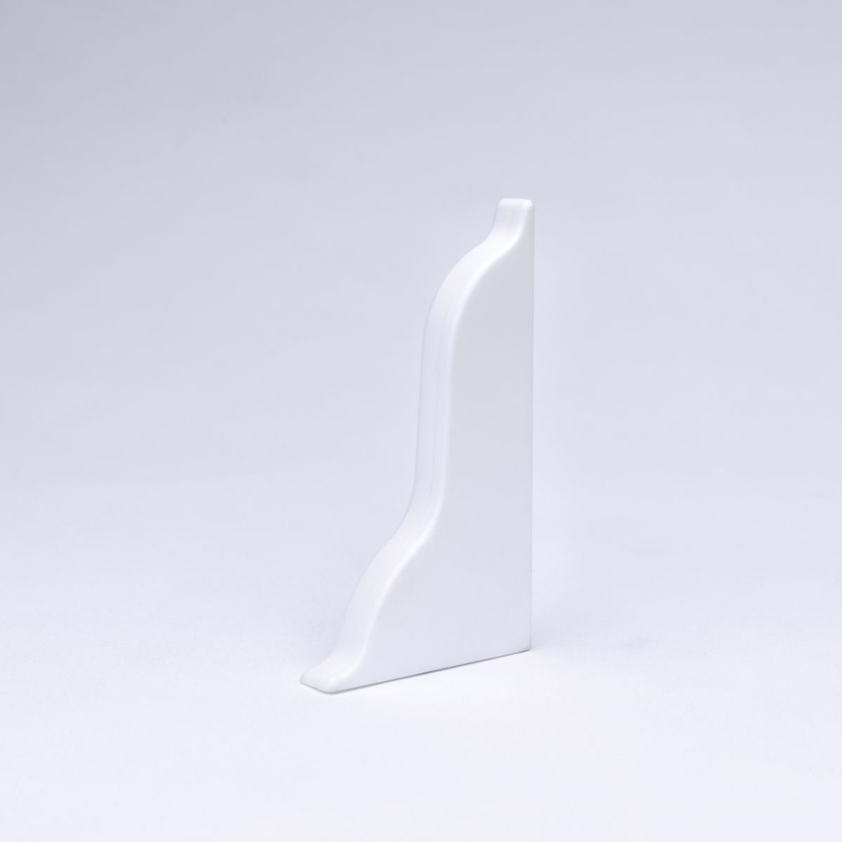 Embout gauche pour plinthes flex-duo 54 mm blanc