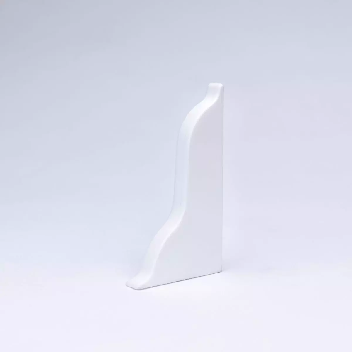 Abschluß rechts für Duo-Flexleiste 54mm weiß