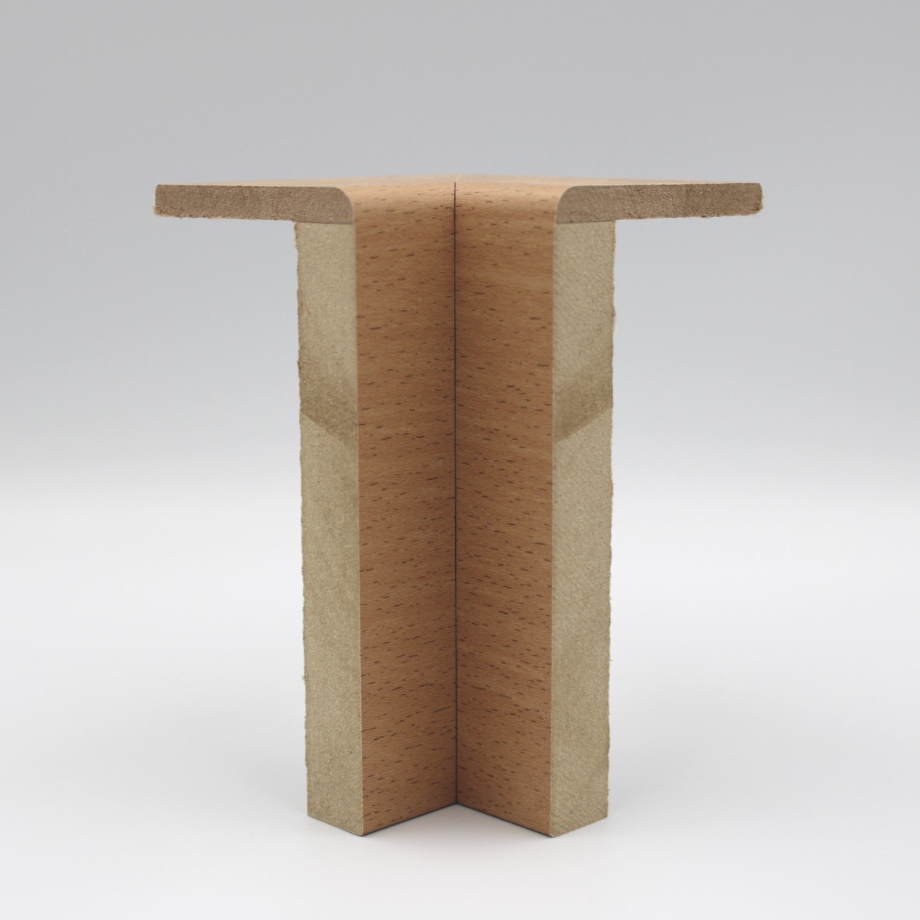 Innenecke für Heizungsrohrverkleidung 120 mm Buche natur